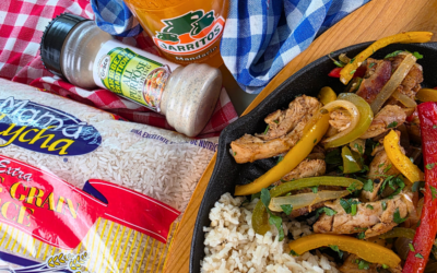FAJITAS DE RES Y POLLO