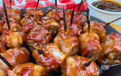 BOCADITOS DE SALCHICHA AHUMADA A LA BBQ